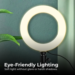 LED Selfie Ring Light with Adjustable Tripod Stand