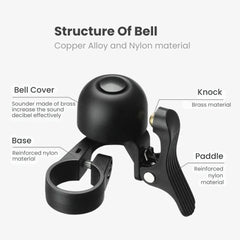 Rockbros Bike Bell Horn – Loud Sound for Road