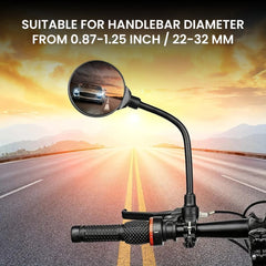 Rotatable  Bike Mirror – Wide-Angle Rear View