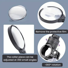 Rotatable  Bike Mirror – Wide-Angle Rear View