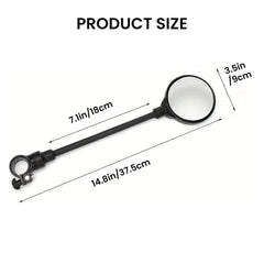 Rotatable  Bike Mirror – Wide-Angle Rear View