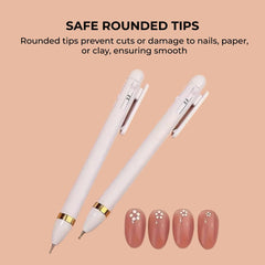 Rotating Nail Dotting Pen Set – 4-in-1 Nail Art Tool Kit