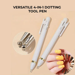 Rotating Nail Dotting Pen Set – 4-in-1 Nail Art Tool Kit