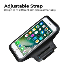 Running Armband Phone Holder with Key Slot – Universal Fit