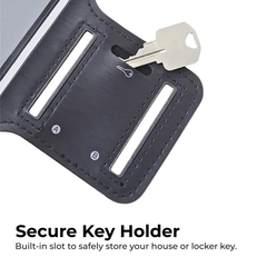 Running Armband Phone Holder with Key Slot – Universal Fit