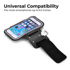 Running Armband Phone Holder with Key Slot – Universal Fit