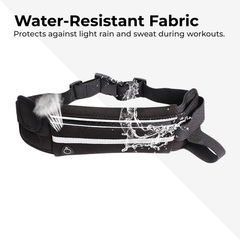 Reflective Running Waist Phone Belt — Slim & Secure