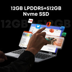 CHUWI MiniBook X: 2-in-1 Laptop, 12GB, 512GB SSD, Win 11