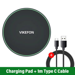 30W Wireless Charger for iPhone 15 14 & Samsung S23