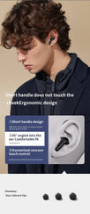 Realfit F3 ANC Earbuds: HIFI Bass, ENC Calls, Sport & Gaming