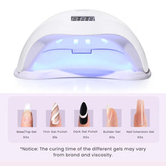 Salon-Grade 48W Gel Nail Lamp UV LED Dryer Sun2C