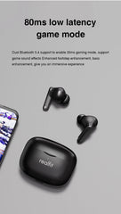 Realfit F3 ANC Earbuds: HIFI Bass, ENC Calls, Sport & Gaming