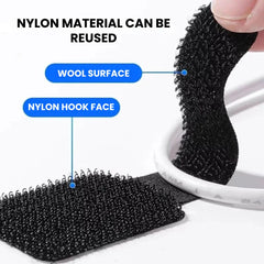 Self-Adhesive Reusable Cable Organizer Clips