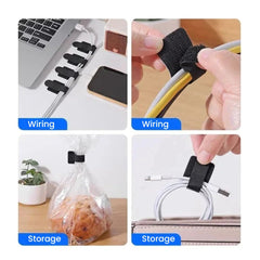 Self-Adhesive Reusable Cable Organizer Clips