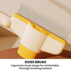 Self-Clean Dog Comb — Pet Hair Remover Brush