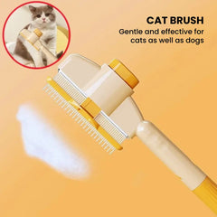 Self-Clean Dog Comb — Pet Hair Remover Brush