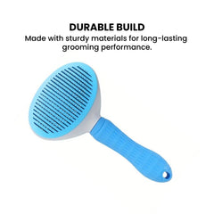 Self-Cleaning Pet Grooming & Massage Brush - durable build