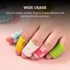 Self Adhesive Elastic Bandage Wrap – 5pcs Set