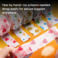 Self Adhesive Elastic Bandage Wrap – 5pcs Set
