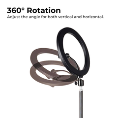 26cm LED Selfie Ring Light with Tripod & Phone Holder