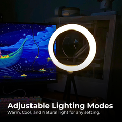 26cm LED Selfie Ring Light with Tripod & Phone Holder