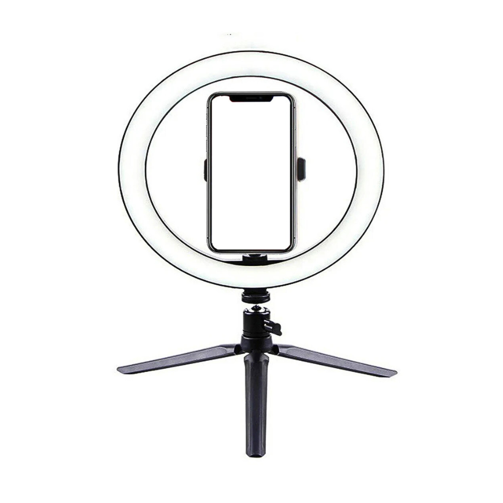 26cm LED Selfie Ring Light with Tripod & Phone Holder