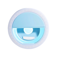 Rechargeable Selfie Ring Light Clip for Phone & Laptop