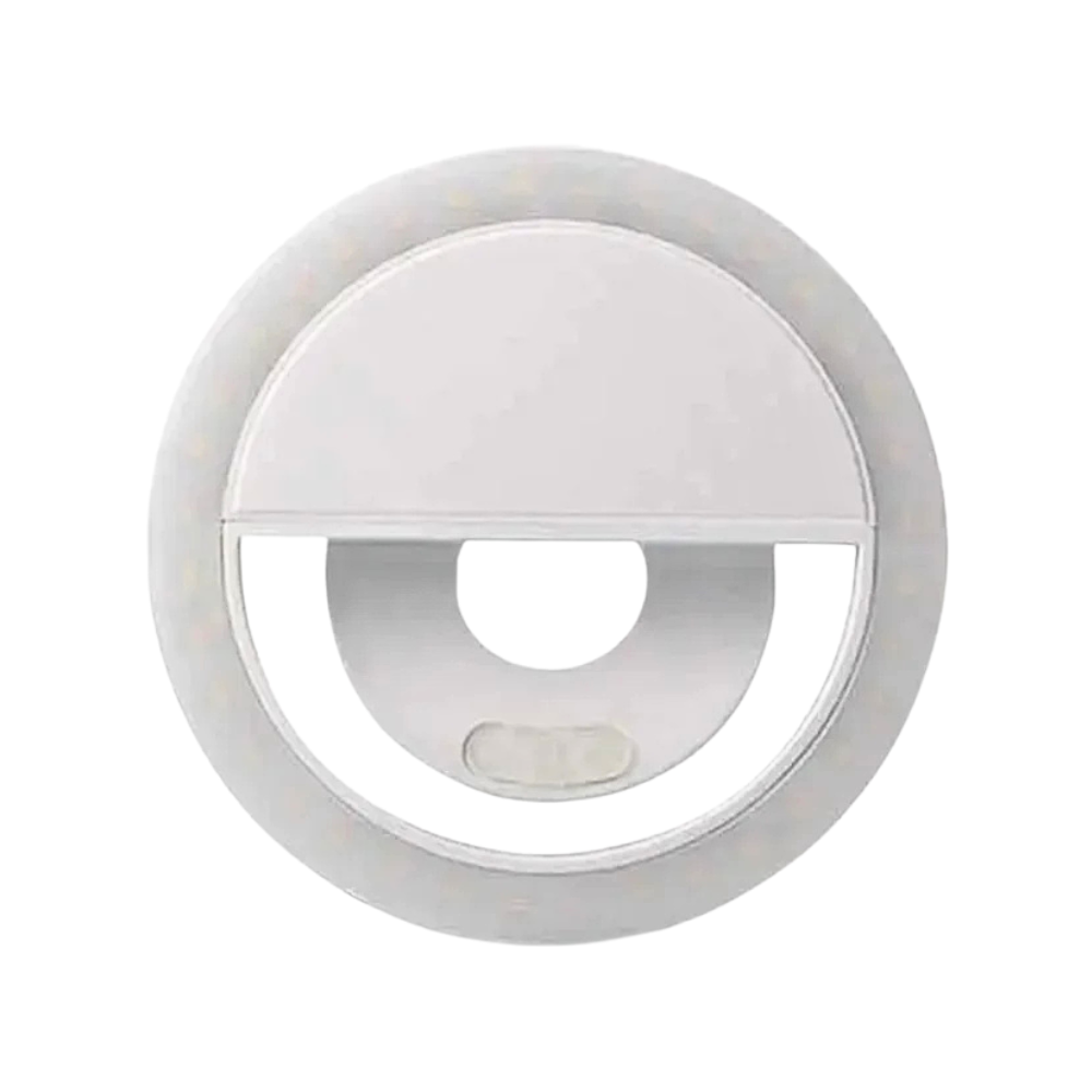 Rechargeable Selfie Ring Light Clip for Phone & Laptop