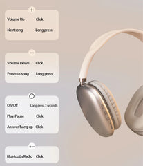 P9 Wireless Headphones: Gaming, Sport, Noise Cancel, Mic
