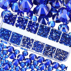 Shiny Nail Rhinestones Set SS6-SS30 | Mixed Glass Gems