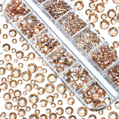 Shiny Nail Rhinestones Set SS6-SS30 | Mixed Glass Gems