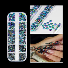 Shiny Nail Rhinestones Set SS6-SS30 | Mixed Glass Gems
