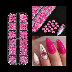Shiny Nail Rhinestones Set SS6-SS30 | Mixed Glass Gems