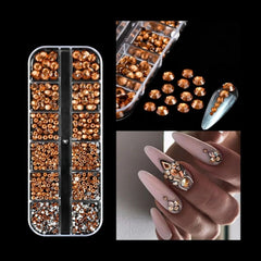 Shiny Nail Rhinestones Set SS6-SS30 | Mixed Glass Gems