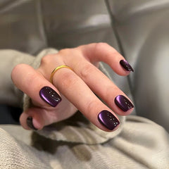 Black Brown Cat Eye Gel Polish - MIANEL 12ML Summer 2025