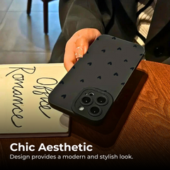 Black Shockproof iPhone 16 15 14 Pro Max Cover
