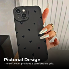 Black Shockproof iPhone 16 15 14 Pro Max Cover