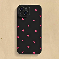 Black Shockproof iPhone 16 15 14 Pro Max Cover
