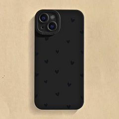 Black Shockproof iPhone 16 15 14 Pro Max Cover