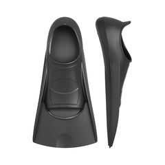 Short_Silicone_Swim_Fins_Training___Snorkel_-_Black