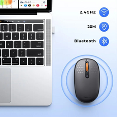 Silent Click Wireless Mouse MacBook PC