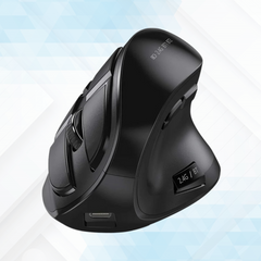 Dual Mode Silent Ergonomic Wireless Mouse