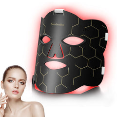 Silicone LED Face & Neck Photonic Red Light Therapy Mask