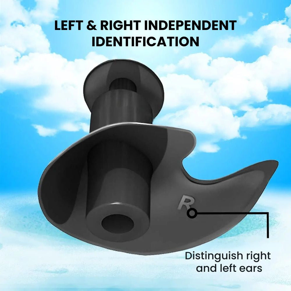 Silicone Swim Earplugs — Reusable Waterproof Kids & Adult -  identification