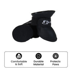 Silicone Waterproof Dog Boots — Non-Slip Pet Rain Shoes