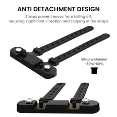 Silicone Bike Water Bottle Cage Mount Adapter