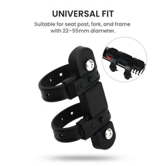 Silicone Bike Water Bottle Cage Mount Adapter