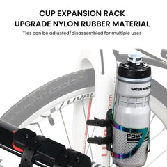 Silicone Bike Water Bottle Cage Mount Adapter