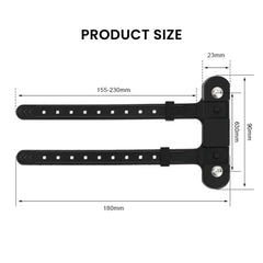 Silicone Bike Water Bottle Cage Mount Adapter