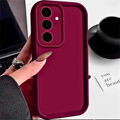 Candy Color Silicone Case for Samsung S25 S24 S23 Ultra